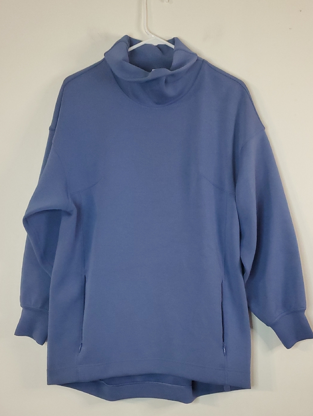 Lululemon Modal Blend Turtleneck Pullover Sweater Size 6 Water Drop Blue